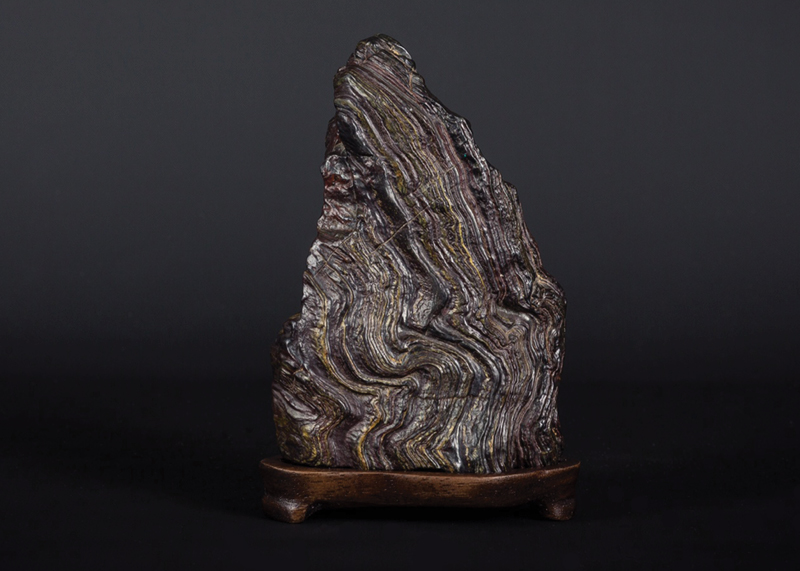  Minamoto no Yoritomo -Fossilized Wood Paul Gilbert Collection