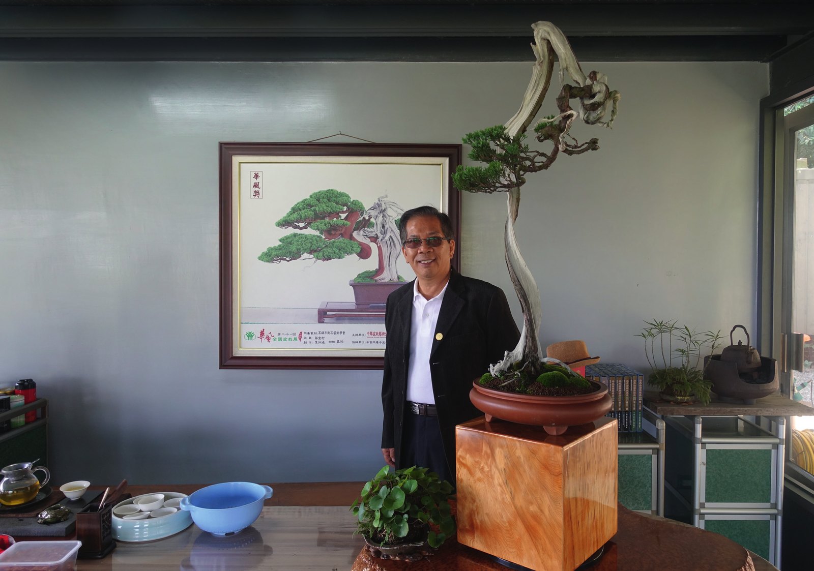Visiting a Grand Master of Bonsai in Taiwan